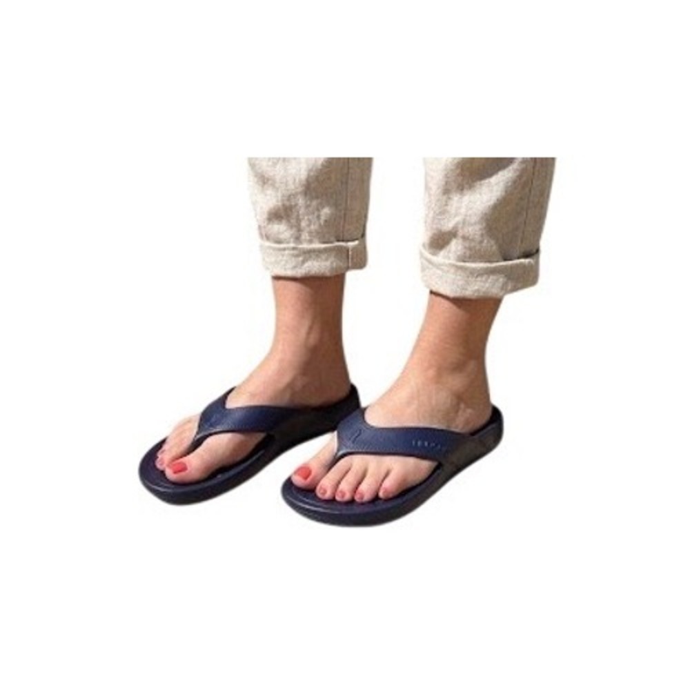 Nuusol Cascade Flip Flops Nav Blue Mens 9 Womens 10 Comfort Recovery Sandals USA